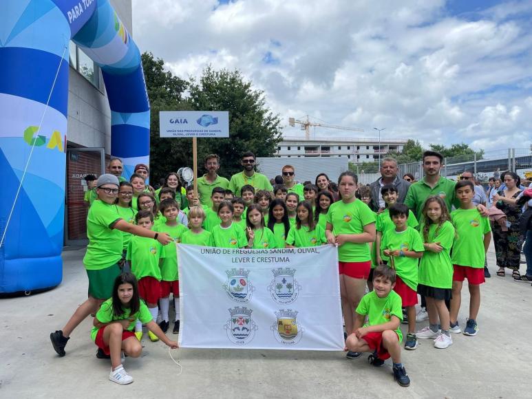União das Freguesias de Sandim Olival Lever e Crestuma presente nos Jogos Juvenis de Gaia 2022