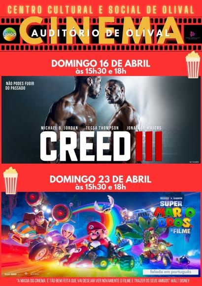 CINEMA NO AUDITÓRIO DE OLIVAL